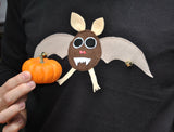 Unisex Halloween Jumper Bertie Bat