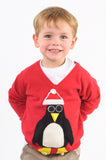 Kids Christmas Jumper Pablo Penguin