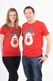 SOLD OUT Christmas Tshirt Ladies Rudolph