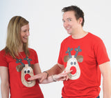 Christmas Tshirt Men's Rudolph