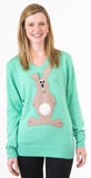 Unisex Easter Bunny V Neck Easter Jumper